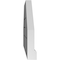Ekena Millwork Octagonal Top Surface Mount PVC Gable Vent w/ 2"W x 2"P Brickmould Sill Frame, 26"W x 14"H GVPOT26X1403SF - alternate 2